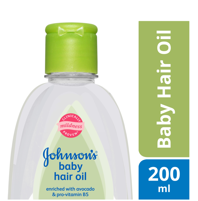 Johnsons baby hair oil